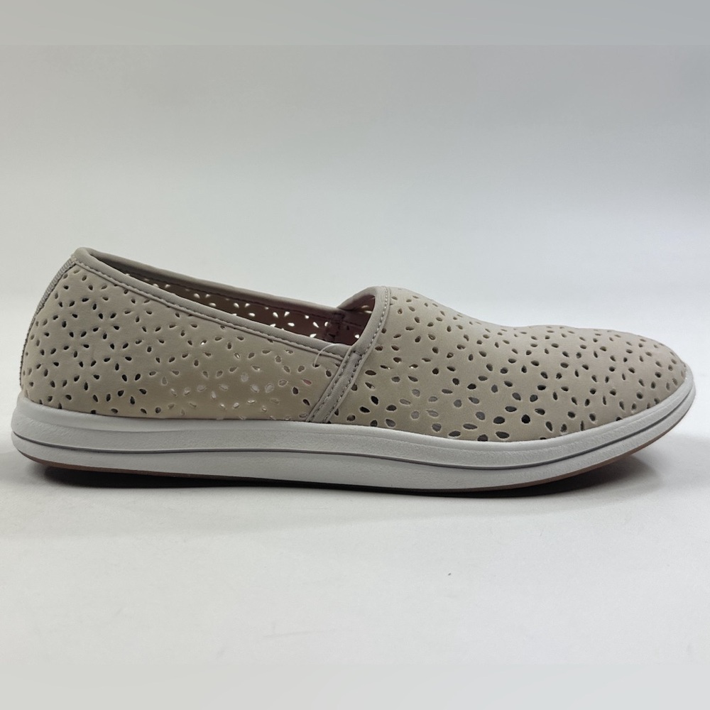 Clarks Cloudsteppers Breeze Family Womens 10 Light Taupe Shoes Comfort 26171369